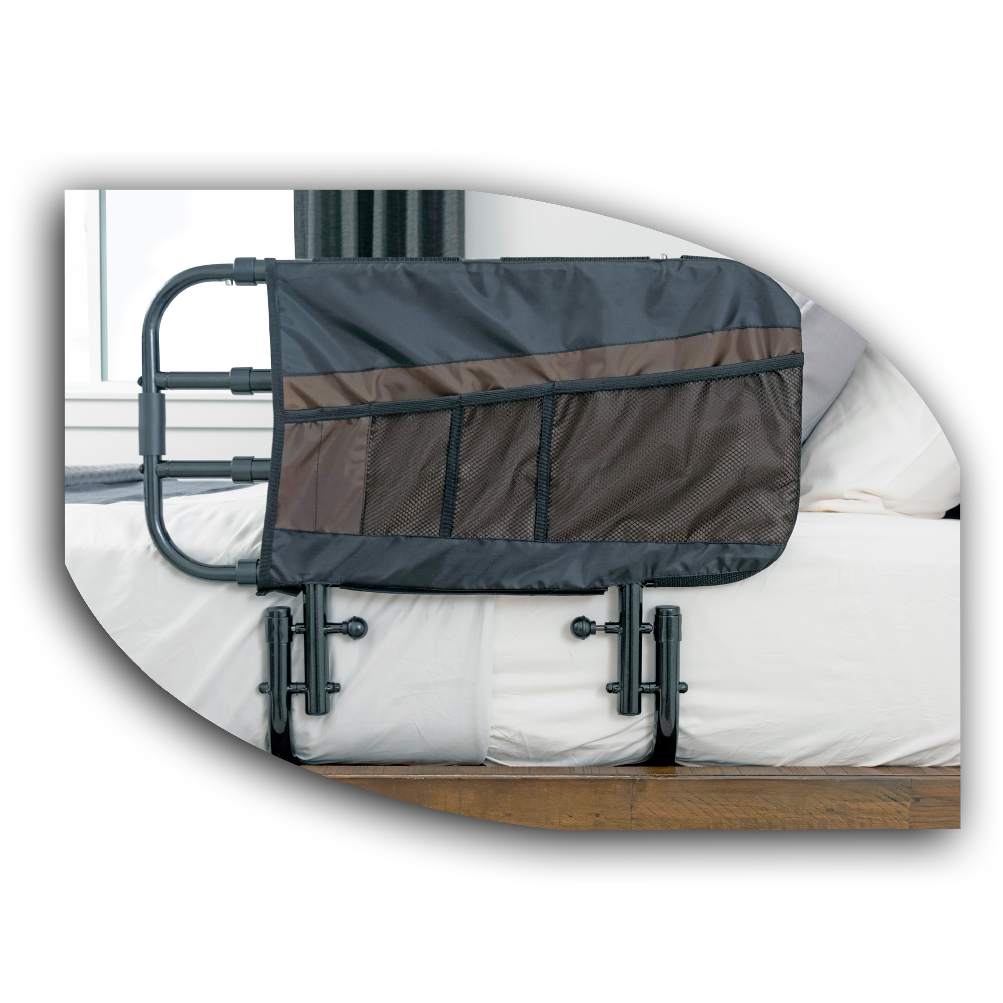 stander ez adjust bed rail for elderly fall prevention singapore 